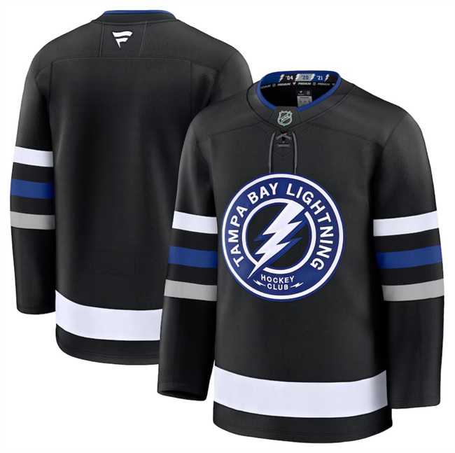 Men's Tampa Bay Lightning Custom Black 2024-25 Alternate Stitched Hockey Jersey,We sell and wholesale Men's Tampa Bay Lightning Custom Black 2024-25 Alternate Stitched Hockey Jersey on line form chian!